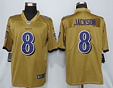 Nike Baltimore Ravens 8 Jackson Vapor Untouchable Nike Gold Inverted Limited Jersey,baseball caps,new era cap wholesale,wholesale hats